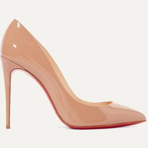 Christian Louboutin PIGALLE FOLLIES 100 Patent Leather Heels Pumps Shoes